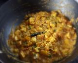 A picture of step 15 of Achari Paneer.