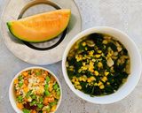 Hình bước làm 3 của món Canh rau ngót chay