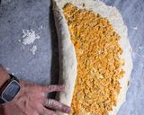A picture of step 5 of Buffalo Chicken Stromboli.