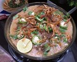 A picture of step 6 of Haleem Mix .