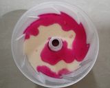 Foto langkah ke 4 dari resep Puding Buah Naga Leci.