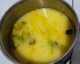 Foto langkah ke 4 dari resep Gulai daun singkong, kacang hijau dan telur puyuh.