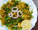 A picture of step 5 of Hariyali Pulao !!.