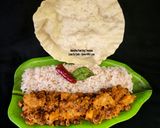 A picture of step 9 of Onam Sadhya Kootu Curry With Kerala Matta Red Rice.