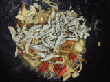 Tumis pare ikan teri