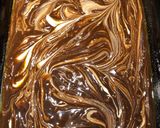 A picture of step 9 of Peanut Butter Chip Cheesecake Brownies.