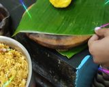 A picture of step 5 of Bogi festival puran poli(sweet) Dal vada, coffee.