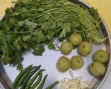 आंवले धनिया के पत्ते की चटनी (Amla dhaniya ke patte ki chutney recipe in hindi) रेसिपी चरण 1 फोटो