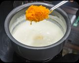 A picture of step 5 of Carrot Rabdi.