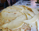 Foto del paso 2 de la receta: Tortilla rellena con Jamón y queso