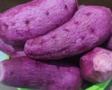 Foto langkah ke 1 dari resep Pangsit Isi Ubi Ungu Keju (Frozen).