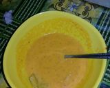 Foto langkah ke 6 dari resep Lontong kuah nasi merah with terong merah, toge dan bakso sapi.