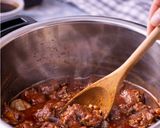 A picture of step 4 of Instant Pot Beef Mechado.
