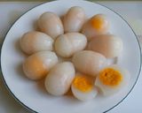 Hình bước làm 4 của món Hột Vịt Chay Luộc