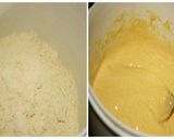 A picture of step 2 of Dhokla Idli.