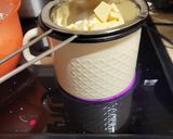 Áfonyás fehercsokis sajttorta recept fázis 3 fotója