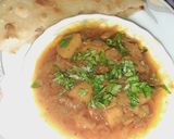 A picture of step 3 of Aloo ki bhujia.