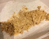 A picture of step 3 of Creamy chicken burritos.