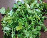 A picture of step 2 of Coriander flavoured steamed cakes.