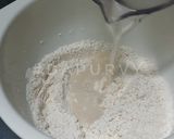 Foto langkah ke 2 dari resep BAKPAO EKONOMIS TANPA ULEN TANPA MENTEGA hasilnya empuk putih.