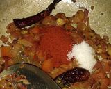 A picture of step 10 of Assamese bilahi boror tenga (Sour Curry with Red Lentil Fritter).