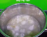 Hình bước làm 2 của món Canh rau tần ô nấu cá thác lác viên