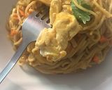 Foto del paso 7 de la receta Noodles de pollo al curry