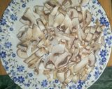 A picture of step 1 of Mushroom Biryani.