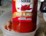 A picture of step 3 of Chicken chilli.