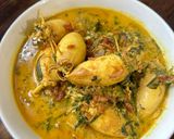 Foto langkah ke 2 dari resep Gulai Cumi Bunting.