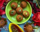 चीज़ पोहा बॉल्स (cheese poha balls recipe in hindi) रेसिपी चरण 7 फोटो