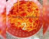 A picture of step 2 of Carrot panna.