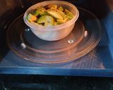 A picture of step 2 of Spiny Gourd/Kantola Fry.