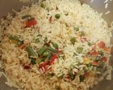 A picture of step 2 of My Smoked Sausage Garlic Chicken & a Veg Rice.