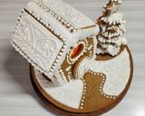Foto del paso 21 de la receta: ⛄🎄Casita de galletas de jengibre 🏘️ Receta + decoración y armado paso a paso