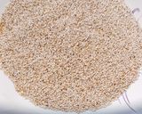 A picture of step 9 of Amaranth or Rajgira Halwa.