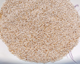 A picture of step 9 of Amaranth or Rajgira Halwa.