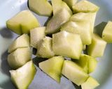 Foto langkah ke 1 dari resep Lodeh Labu Terong Tempe.