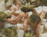 Foto del paso 6 de la receta: Pollo en Parrigas con palmitos y brócoli
