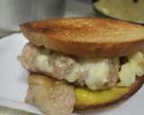 Foto del paso 12 de la receta: Sándwich🥯de pollo🍗hawaiano🍍🧀🥐