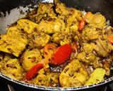 A picture of step 5 of Bengali style Chicken aloo jhol.