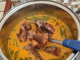 Gulai kacang panjang ikan goreng khas Bengkulu