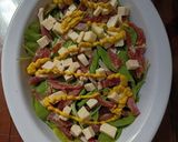 Foto del paso 2 de la receta: Ensalada de Rúcula, Jamón Crudo y Queso