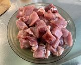 Une image de l'étape 3 de Sauté de porc aux pommes de terre, ananas et trévise.