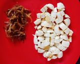 A picture of step 1 of Anda Makhni Biryani.