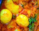 चटपटी बेबी पोटैटो करी (chatpati baby potato curry recipe in Hindi) रेसिपी चरण 6 फोटो