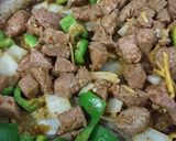 Hình bước làm 3 của món Bò xào cay