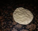 A picture of step 3 of Boti paratha roll.
