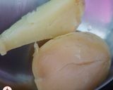 A picture of step 2 of Saragava Bateta nu Shak (drumstick potato curry).
