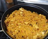 Foto del paso 6 de la receta: Arroz con pollo y fritada de pisto